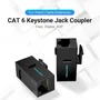 Vention Acoplador RJ45 Cat6 UTP IPGB0 Negro